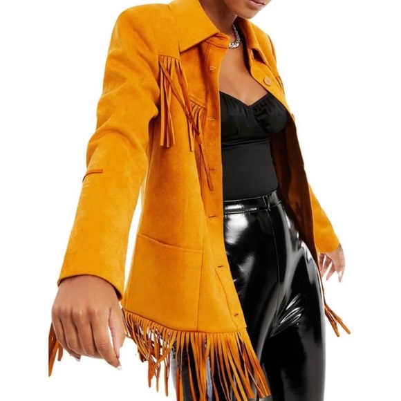 Danielle Bernstein Fringe Jacket - Picture 3 of 11